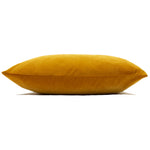 furn. Aurora Ribbed Velvet Cushion Cover in Ochre Yellow