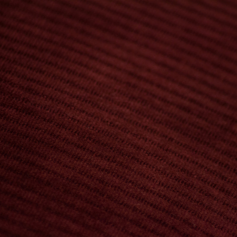 furn. Aurora Ribbed Velvet Cushion Cover in OxBlood