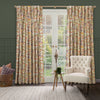 Floral Multi Fabric - Autumn Floral Printed Linen Fabric (By The Metre) Natural Voyage Maison