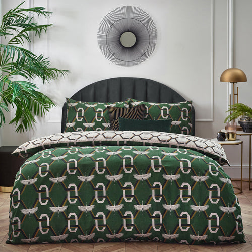 furn. Avalon Duvet Cover Set in Green