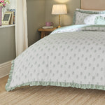Woodland White Bedding - Ava Reversible Duvet Cover Set White Sage Wylder Nature