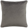 Paoletti Avenue Velvet Jacquard Cushion Cover in Grey