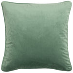 Paoletti Avenue Velvet Jacquard Cushion Cover in Mint