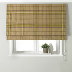 Paoletti Aviemore Tartan Faux Wool Roman Blind in Thistle