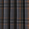 Paoletti Aviemore Tartan Faux Wool Eyelet Curtains in Rust