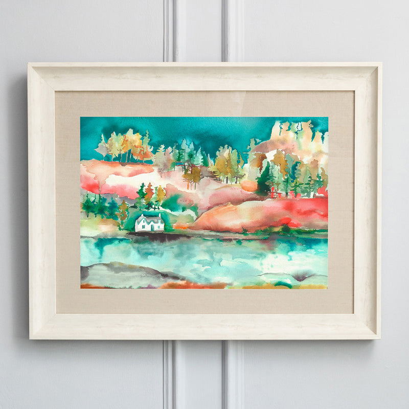 Voyage Maison Avonay Framed Print in Birch/Valley