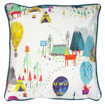 Prestigious Textiles Away We Go Kids Cushion Cover in Rainbow