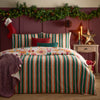  Green Bedding  - All Wrapped Up Reversible Printed Duvet Cover Set Emerald/Red furn.