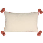 furn. Ayaan Pom-Pom Cushion Cover in Brick