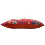 furn. Azalea Floral Cushion Cover in Red