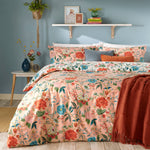 furn. Azalea Floral Duvet Cover Set in Pink