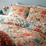 furn. Azalea Floral Duvet Cover Set in Pink