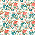 furn. Azalea Wallpaper Sample in Cream/Pink