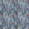 Abstract Blue Fabric - Azima Printed Velvet Fabric Cobalt Voyage Maison