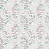 Fauna Grey Fabric - Azolla Printed Cotton Fabric Cinnamon Voyage Maison