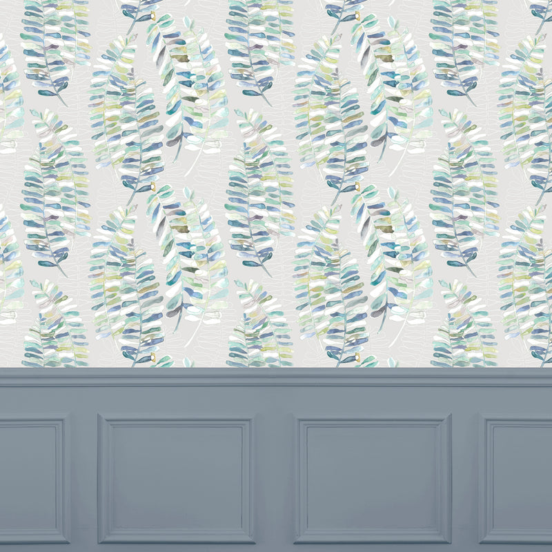 Voyage Maison Azolla 1.4m Wide Width Wallpaper in Capri