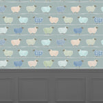 Voyage Maison Baarry 1.4m Wide Width Wallpaper in Cornflower