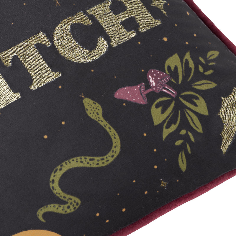  Cushions - Bad Witch  Cushion Cover Black Magic Furn