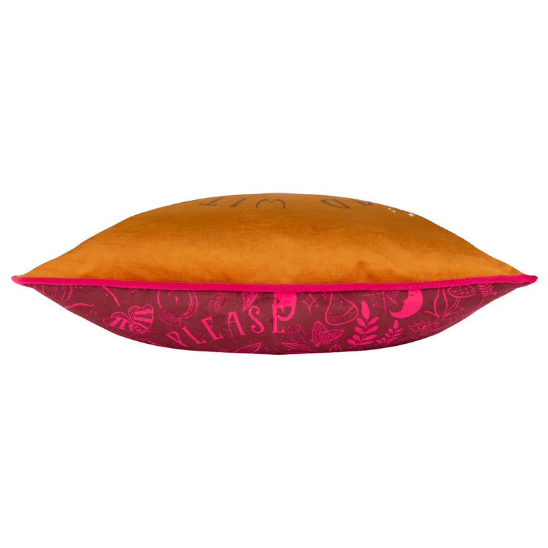 furn. Bad Witch Vibes Cushion Cover in Pumpkin