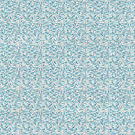 Abstract Blue Fabric - Balaya Printed Cotton Fabric (By The Metre) Glacier Voyage Maison