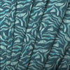 Abstract Blue Fabric - Balaya Printed Cotton Fabric (By The Metre) Teal Voyage Maison