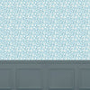 Abstract Blue Wallpaper - Balaya  1.4m Wide Width Wallpaper (By The Metre) Glacier Voyage Maison