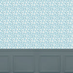 Abstract Blue Wallpaper - Balaya  1.4m Wide Width Wallpaper (By The Metre) Glacier Voyage Maison