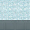 Abstract Blue Wallpaper - Balaya  1.4m Wide Width Wallpaper (By The Metre) Glacier Voyage Maison