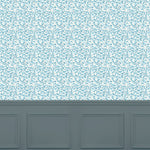 Abstract Blue Wallpaper - Balaya  1.4m Wide Width Wallpaper (By The Metre) Glacier Voyage Maison