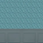 Abstract Blue Wallpaper - Balaya  1.4m Wide Width Wallpaper (By The Metre) Teal Voyage Maison