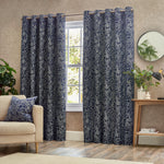 Wylder Bali Eyelet Curtains in Midnight