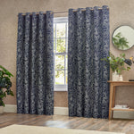 Wylder Bali Eyelet Curtains in Midnight