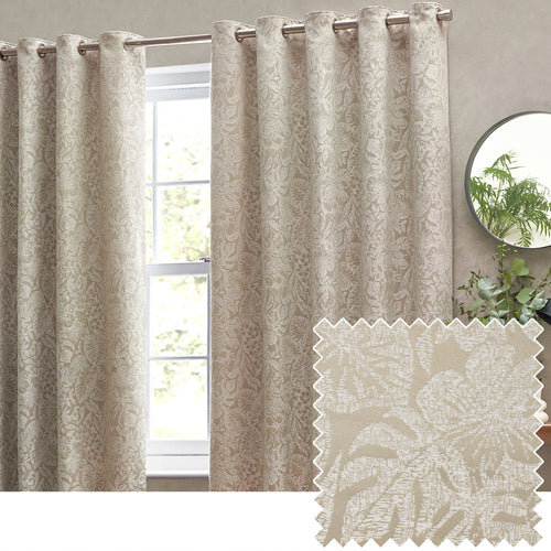 Wylder Bali Eyelet Curtains in Natural