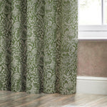 Wylder Bali Eyelet Curtains in Olive