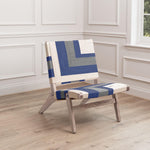 Voyage Maison Ballari Woven Chair in Blue