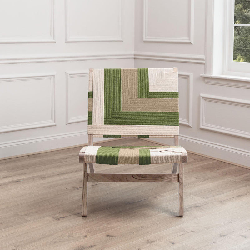 Voyage Maison Ballari Woven Chair in Olive