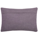 Floral Purple Cushions - Bamboo Embroidered Cushion Cover Lavender Additions