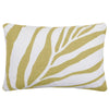 Floral Yellow Cushions - Bamboo Embroidered Cushion Cover Mustard Additions