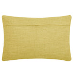 Floral Yellow Cushions - Bamboo Embroidered Cushion Cover Mustard Additions