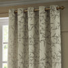 Bamboo Jacquard Room Darkening Eyelet Curtains Champagne