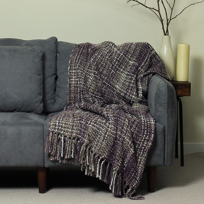 Paoletti Baoli Throw in Plum