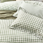 Check Green Bedding - Barton Check Reversible Duvet Cover Set Forest Yard