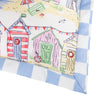 Check Multi Cushions - Beach Huts Square Outdoor Cushion Cover Multicolour Furn
