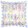 Check Multi Cushions - Beach Huts Square Outdoor Cushion Cover Multicolour Furn
