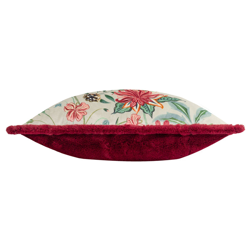 Animal|Floral Multi Cushions - Beatrice Printed Velvet Cushion Cover Multicolour Wylder