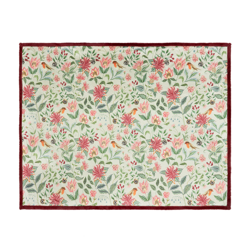 Animal|Floral Multi Throws - Beatrice Printed Velvet Throw Multicolour Wylder