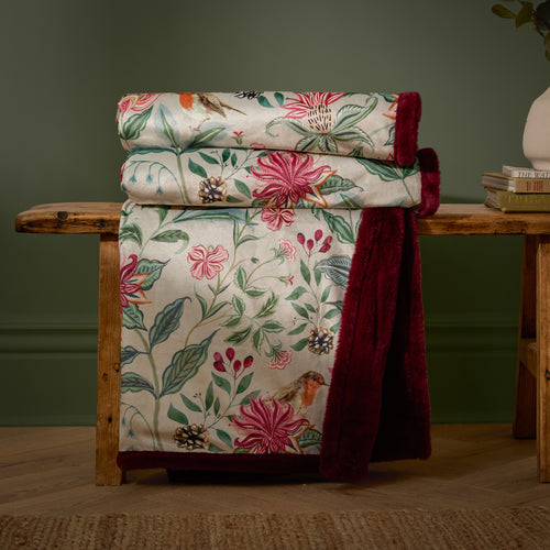 Animal Multi Throws - Beatrice Printed Velvet Throw Multicolour Wylder