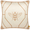 furn. Bee Deco Geometric Cushion Cover in Champagne