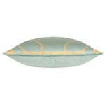 furn. Bee Deco Geometric Cushion Cover in Eau de Nil