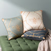 furn. Bee Deco Geometric Cushion Cover in Eau de Nil